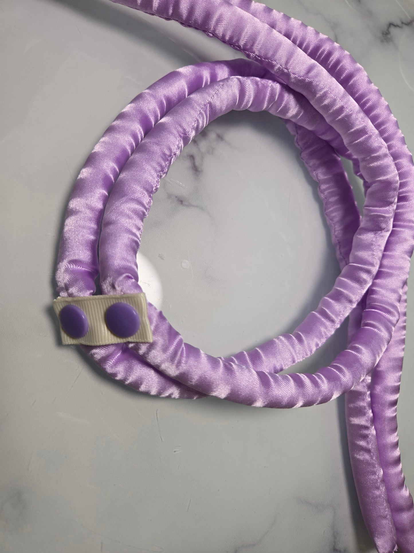Purple CurlSilk Quad (no scrunchie ) - Heatless Curlers for medium/long hair