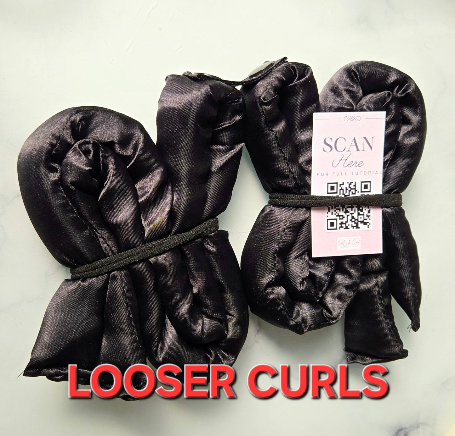 ©️ CurlSilk Quad ®️ LOOSER CURLS for Medium/Long hair