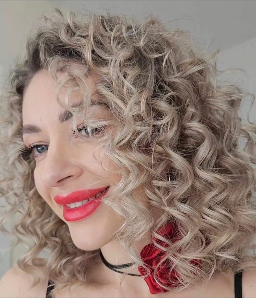 Black CurlSilk Quad TIGHT curls - 6 SECTIONS VERY LONG hair (for thick, voluminios hair)
