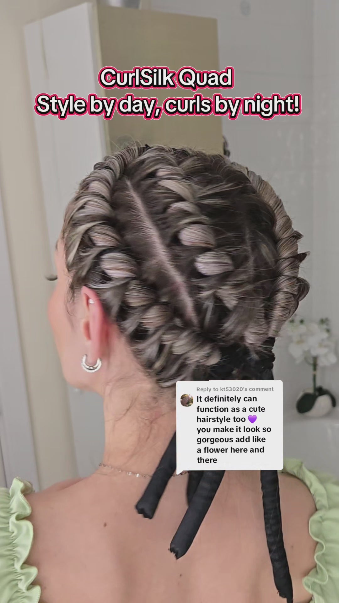 Cream Scrunchie