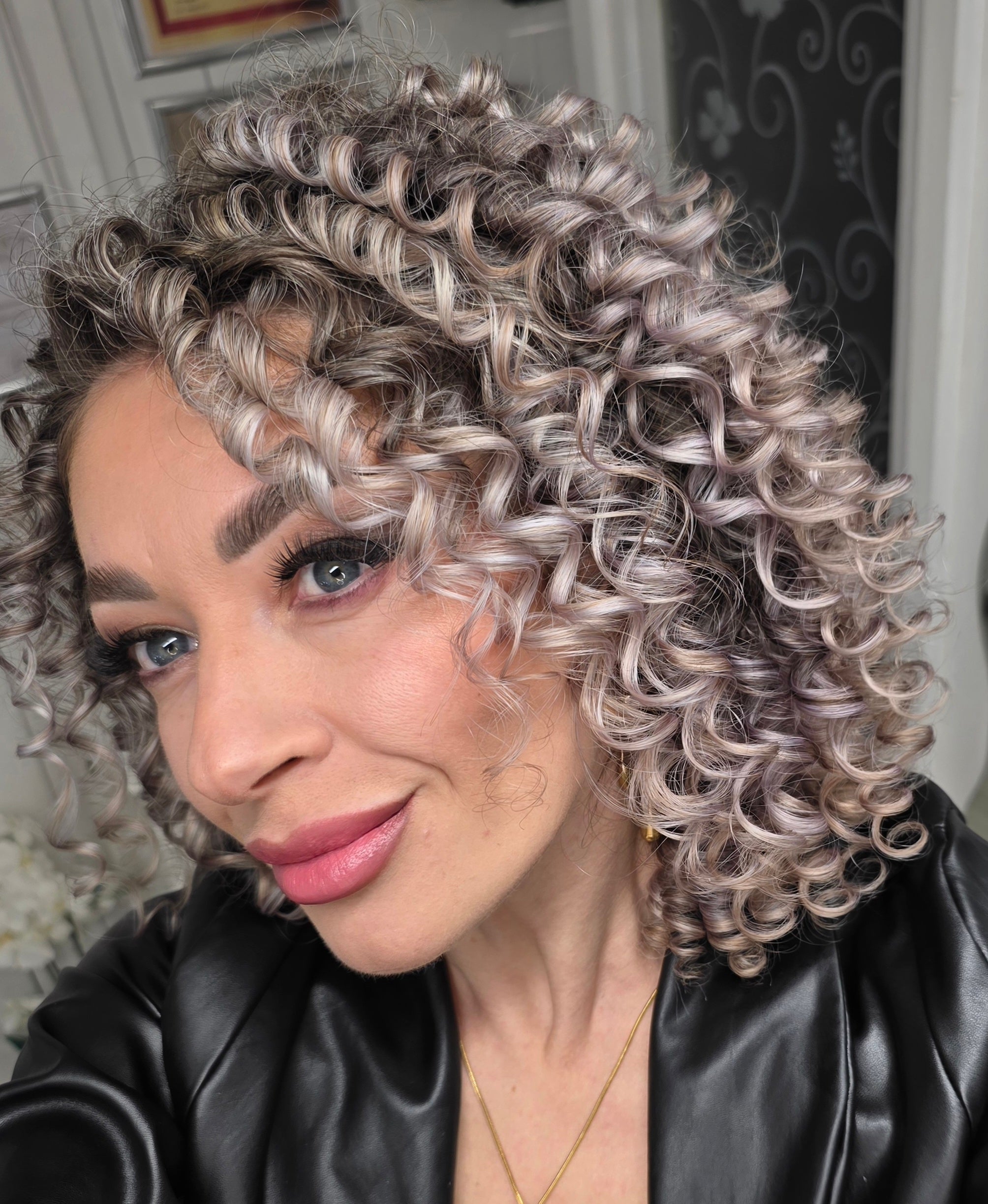 Beige CurlSilk Quad MINI CURLS/RINGLETS - 6 sections for Short to Long hair