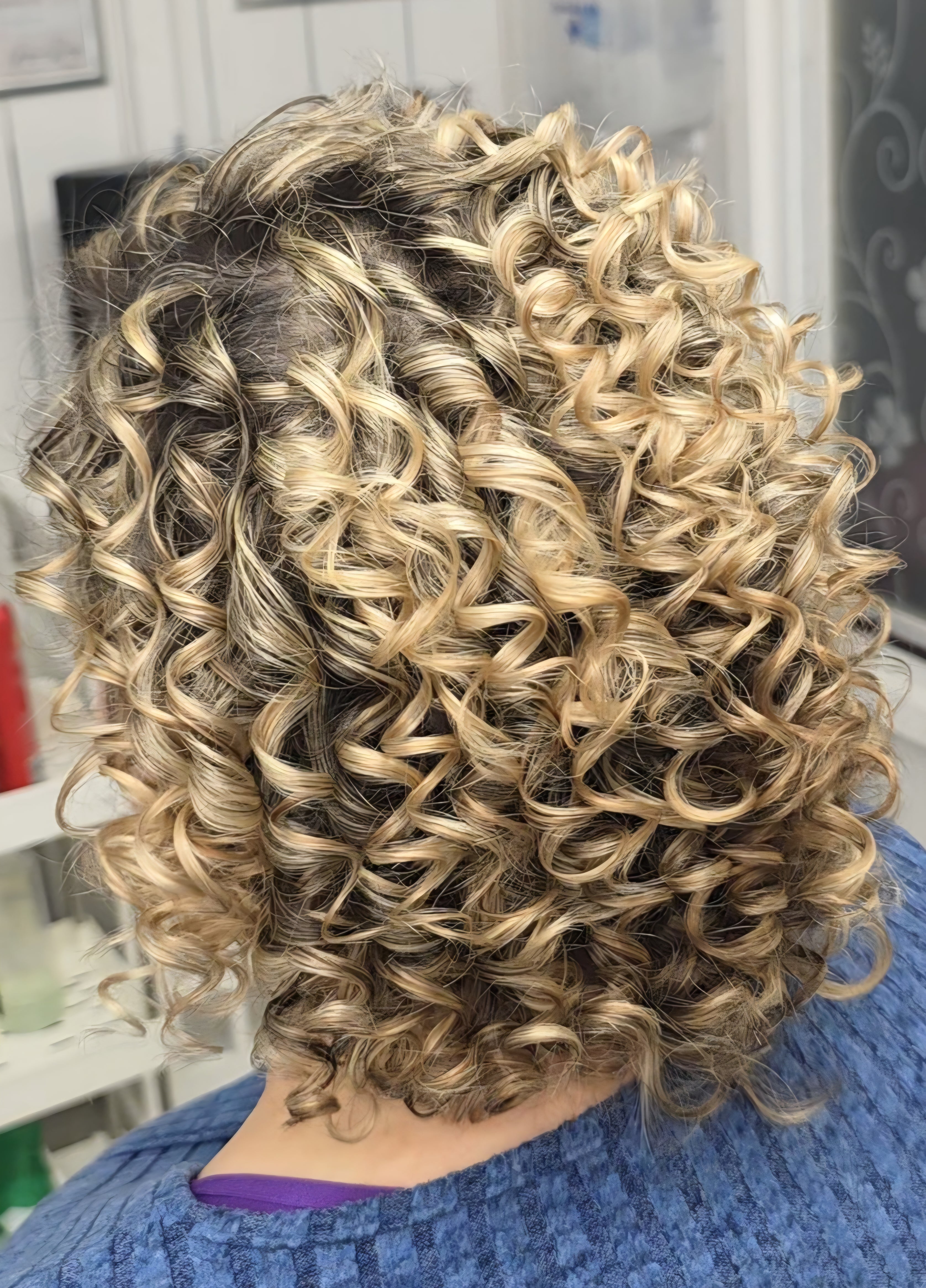 Black CurlSilk Quad MINI CURLS - 6 sections - for Short to long hair