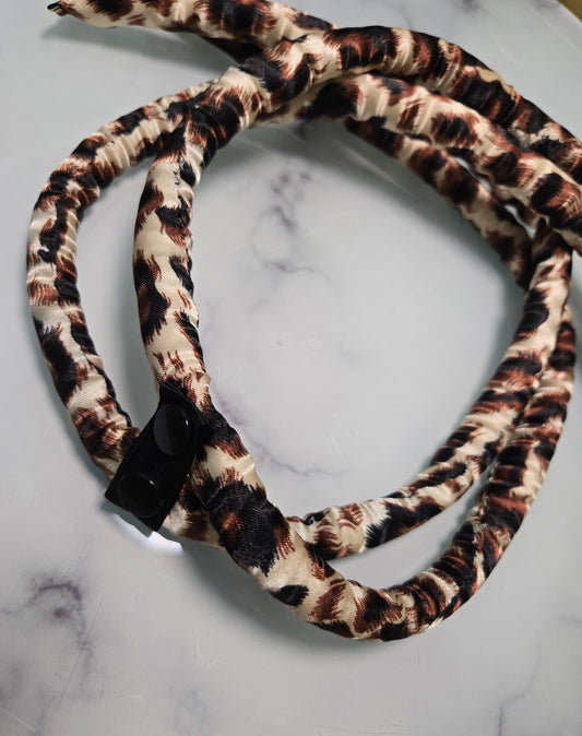 Animal print CurlSilk Quad (no scrunchie ) - Heatless Curlers for medium/long hair