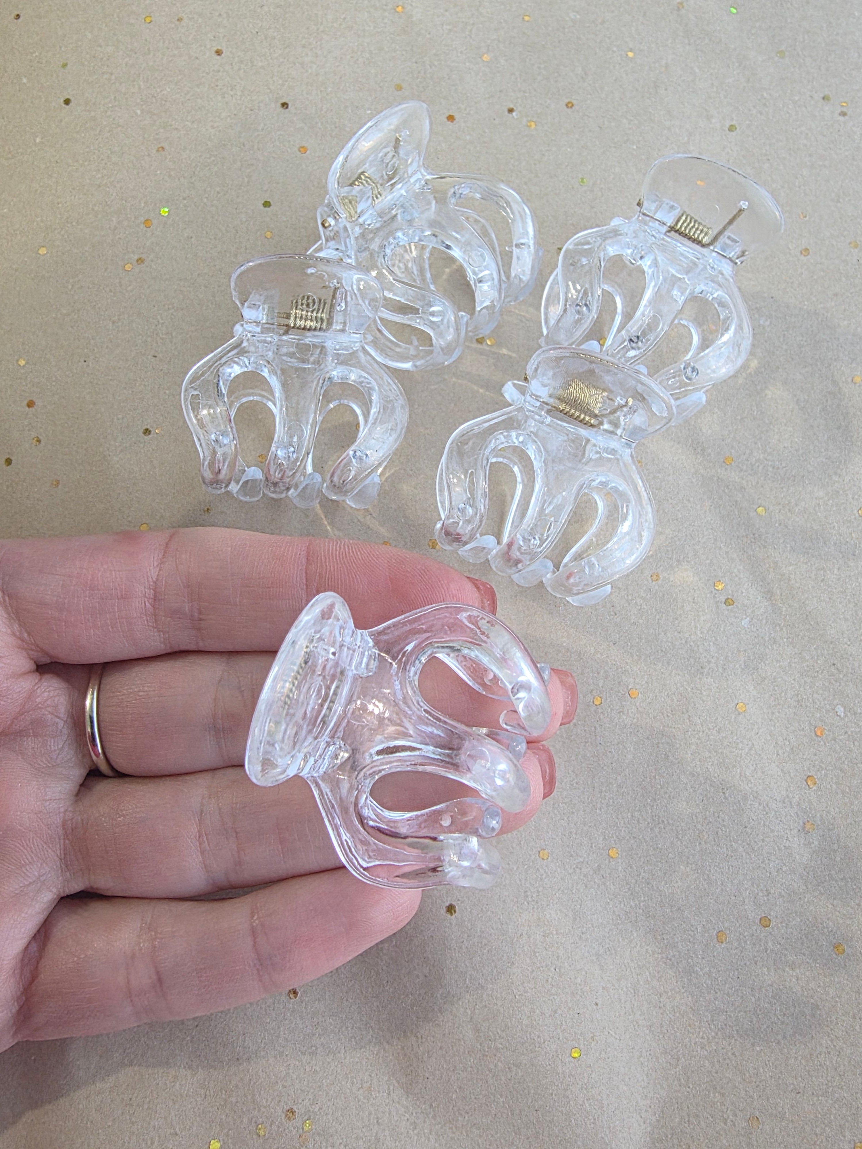 Small Claw Hair Clips pack of 5