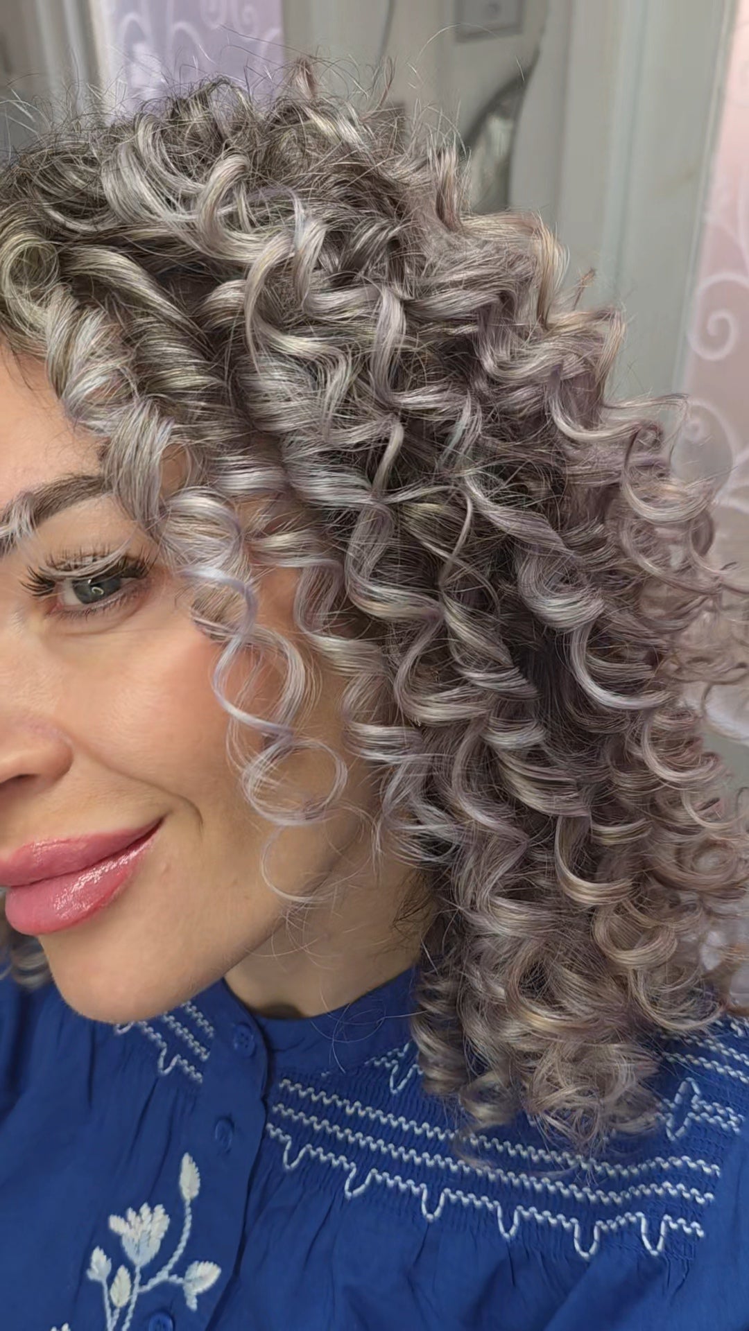 (US) Black CurlSilk Quad MINI CURLS / RINGLETS - 6 sections - VERY LONG HAIR (Copy)